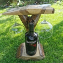 GIN BAR - aus Nussbaum Holz - ein Geschenk
